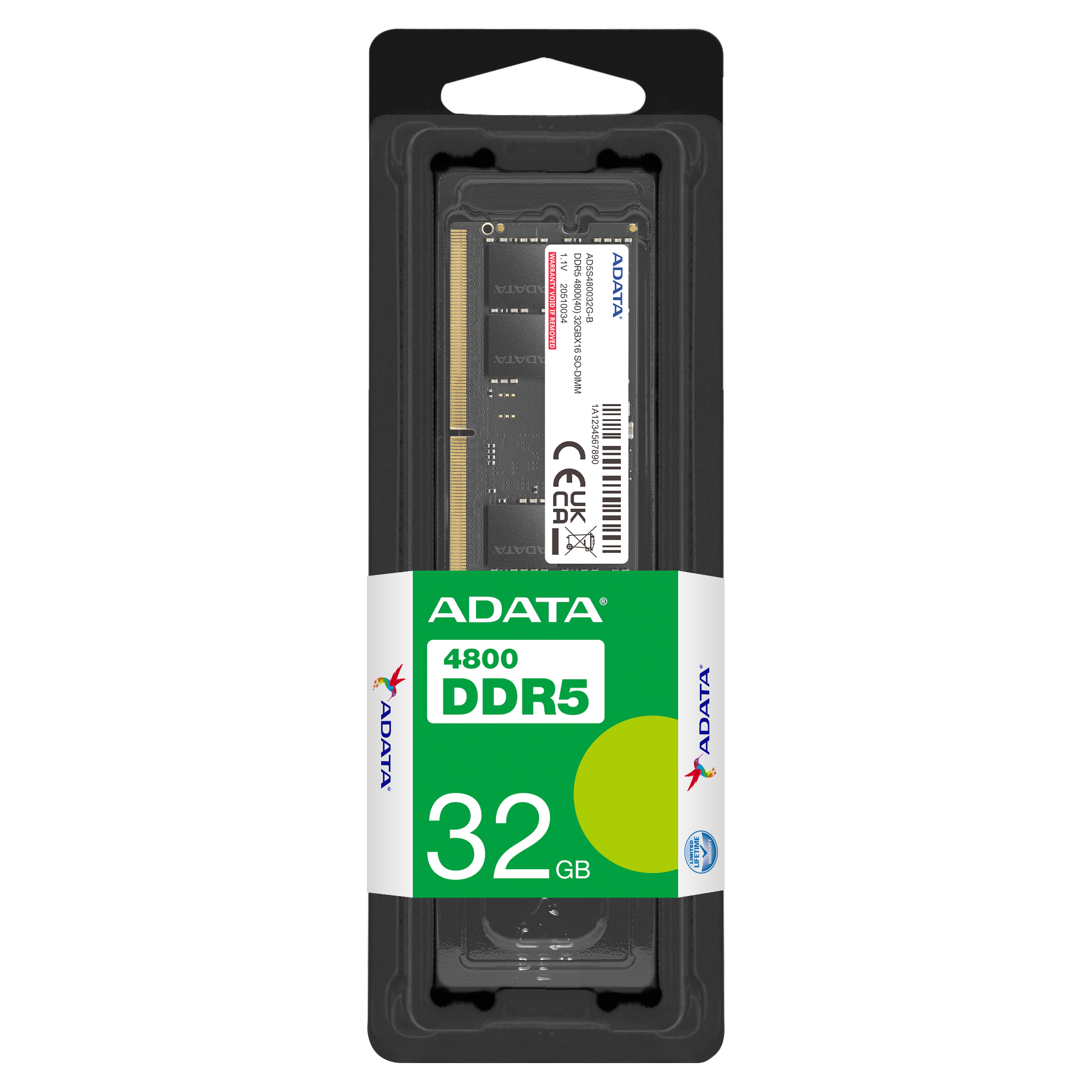 ADATA AD5S480032G-B memory module – image 2