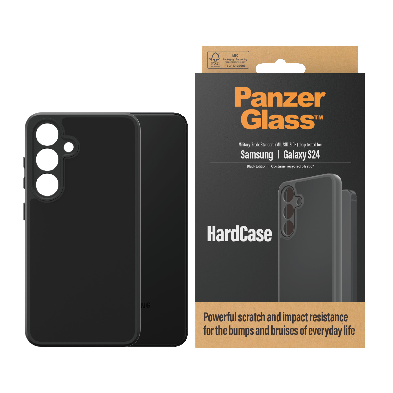 PanzerGlass® HardCase Black Samsung Galaxy S24 – image 2