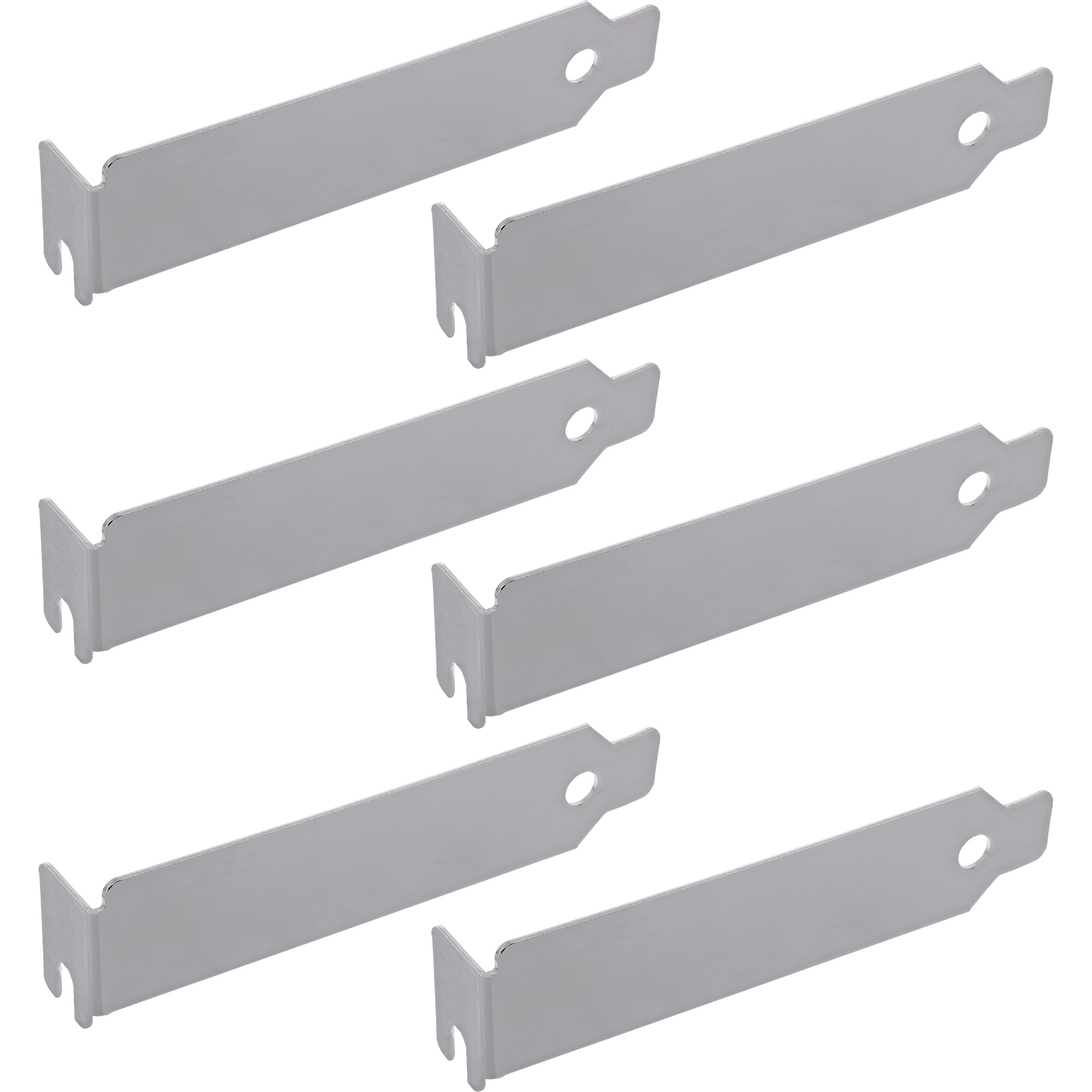 InLine PCI / PCI-E / ISA Low Profile Extension Card Slot Bracket 6 pcs.