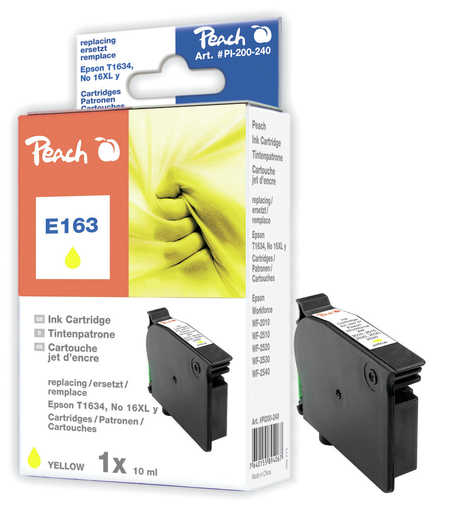 Peach 316396 ink cartridge 1 pc(s) Yellow