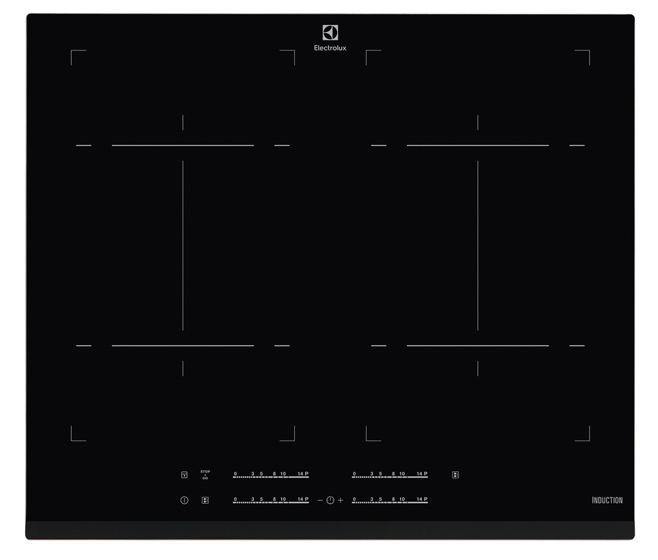 Electrolux EHL6540FOK Black Built-in Zone induction hob 4 zone(s) – image 8