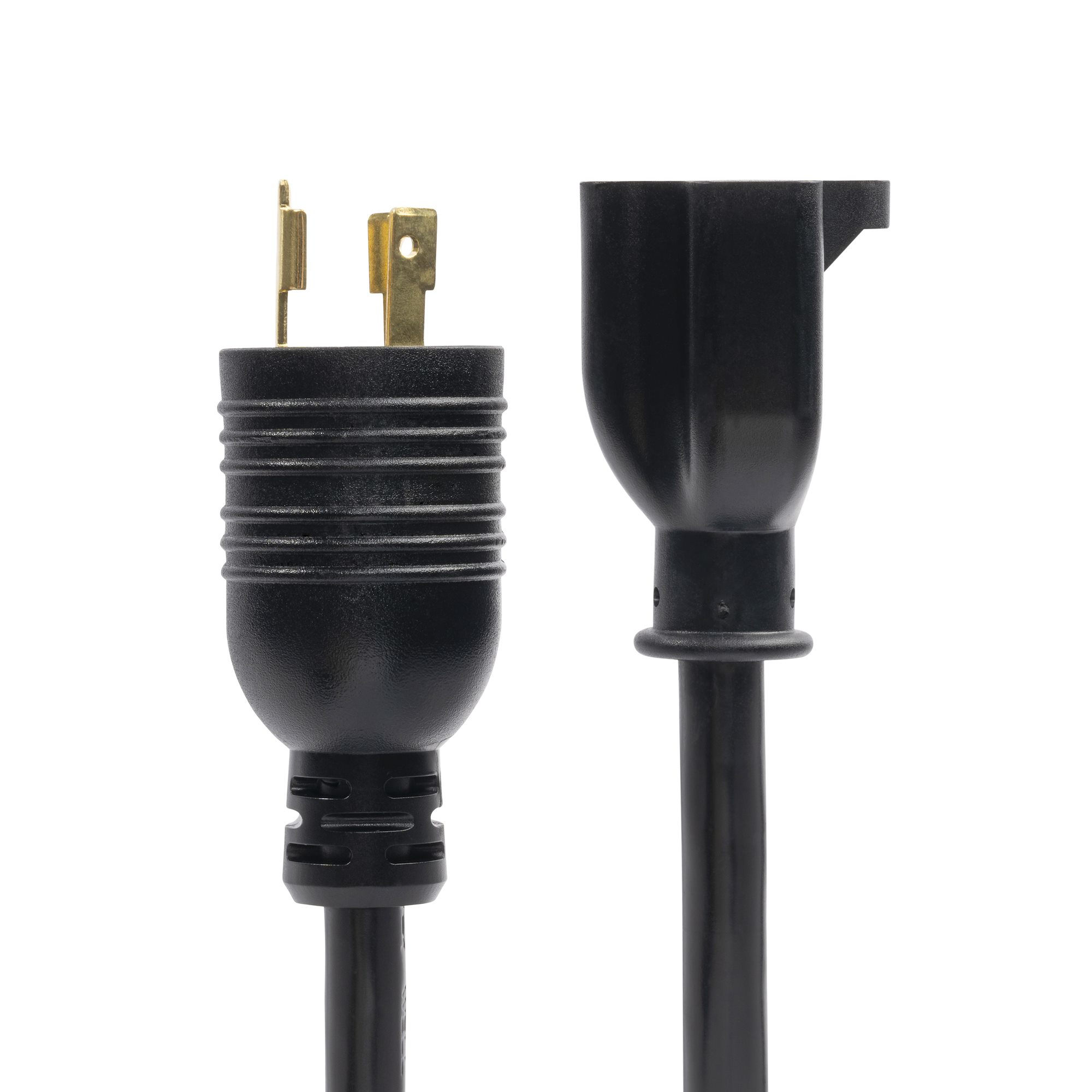 Resim StarTech.com K31D-2U00-POWER-CORD 0.15m Siyah Güç Kablosu