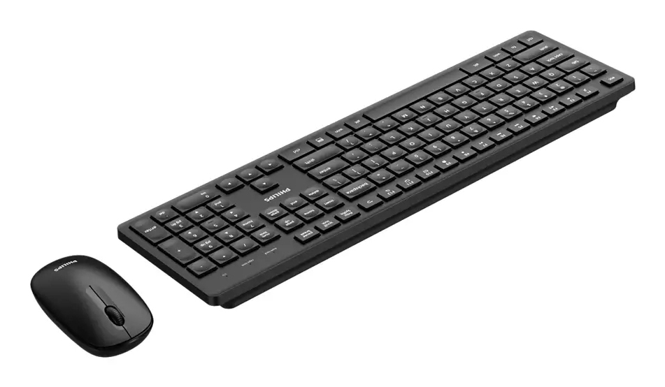 Philips 3000 series SPT6318B/69 keyboard Mouse included Home/Office RF Wireless Black – image 3