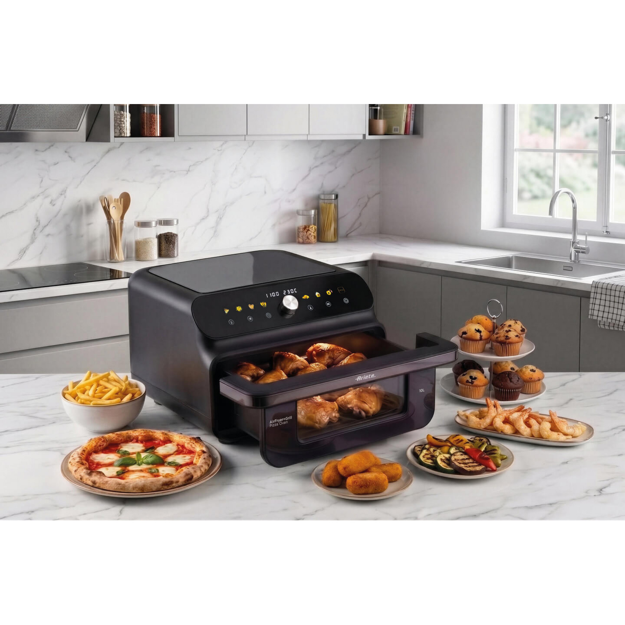 Ariete 4649 Air Fryer + Grill Pizza oven, Fryer and pizza oven – image 9