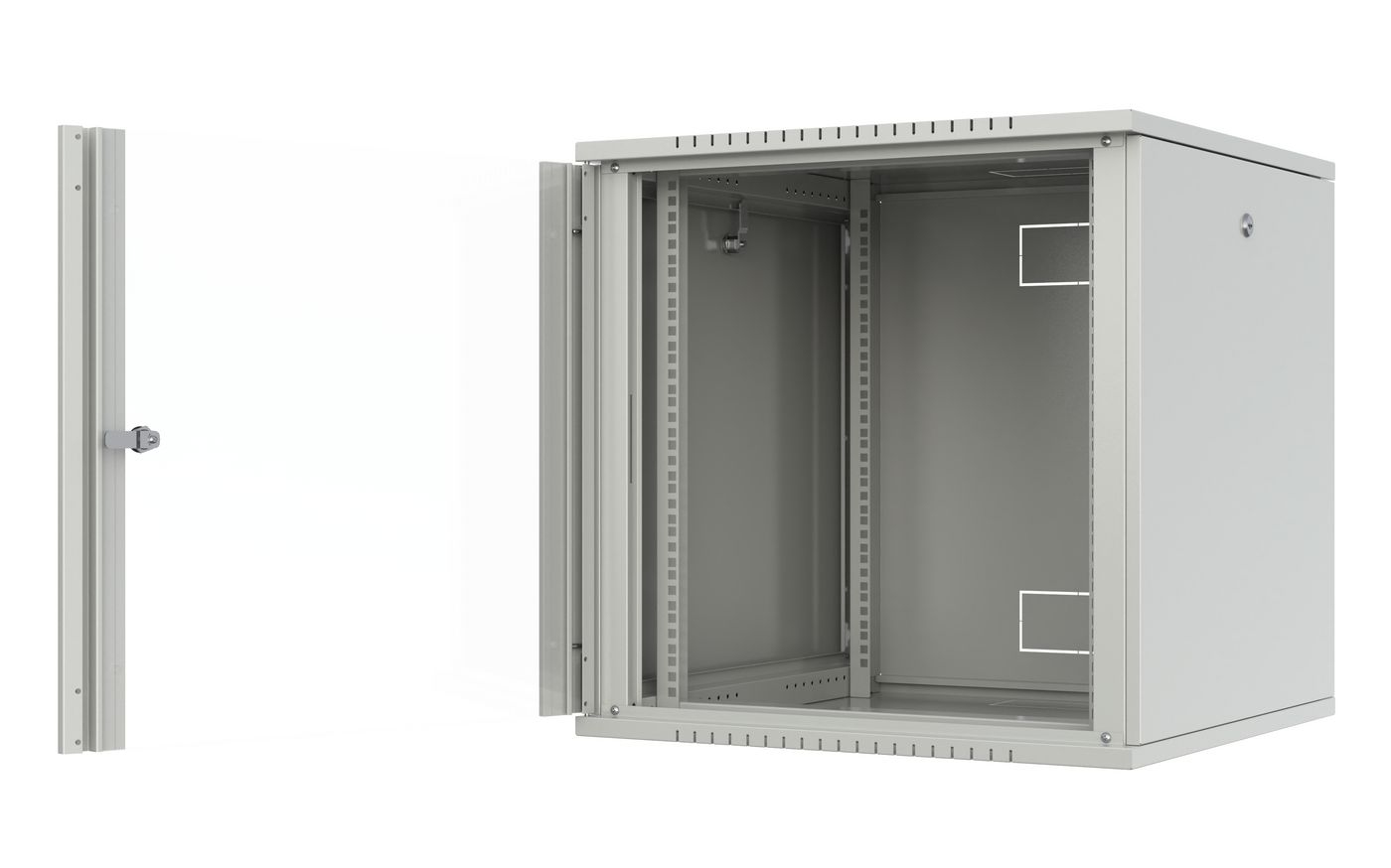 Lanview RWF12U66WH rack cabinet 12U Wall mounted rack White – image 2