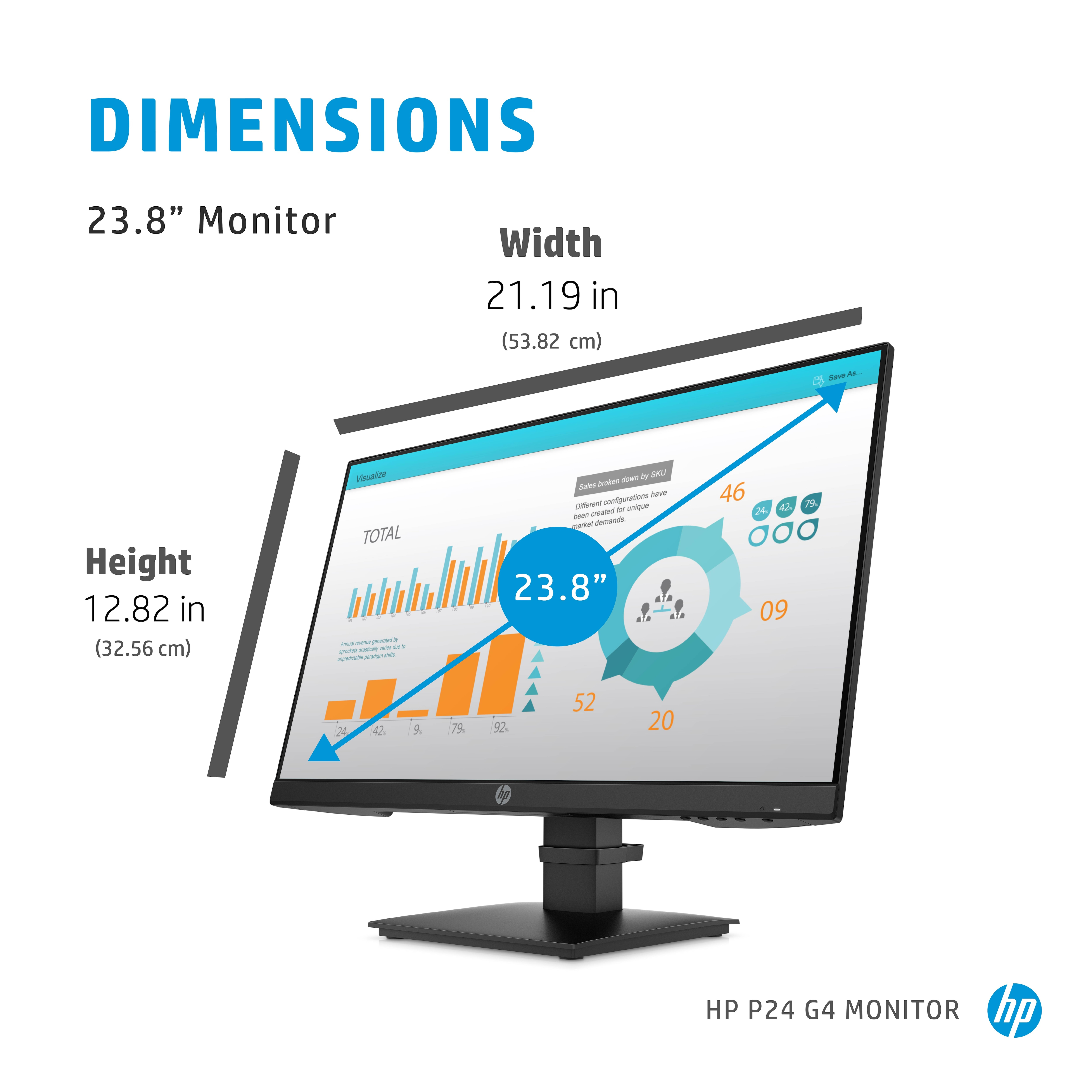 HP P-Series P24 G4 computer monitor 60.5 cm (23.8″) 1920 x 1080 pixels Full HD image 8