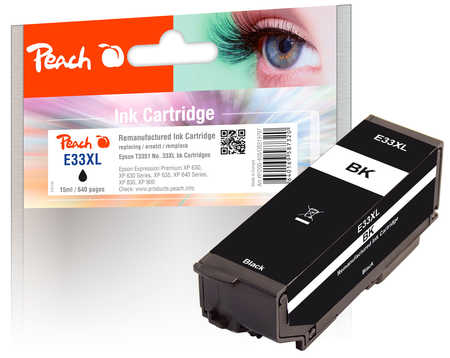 Peach 319797 ink cartridge 1 pc(s) Compatible Black
