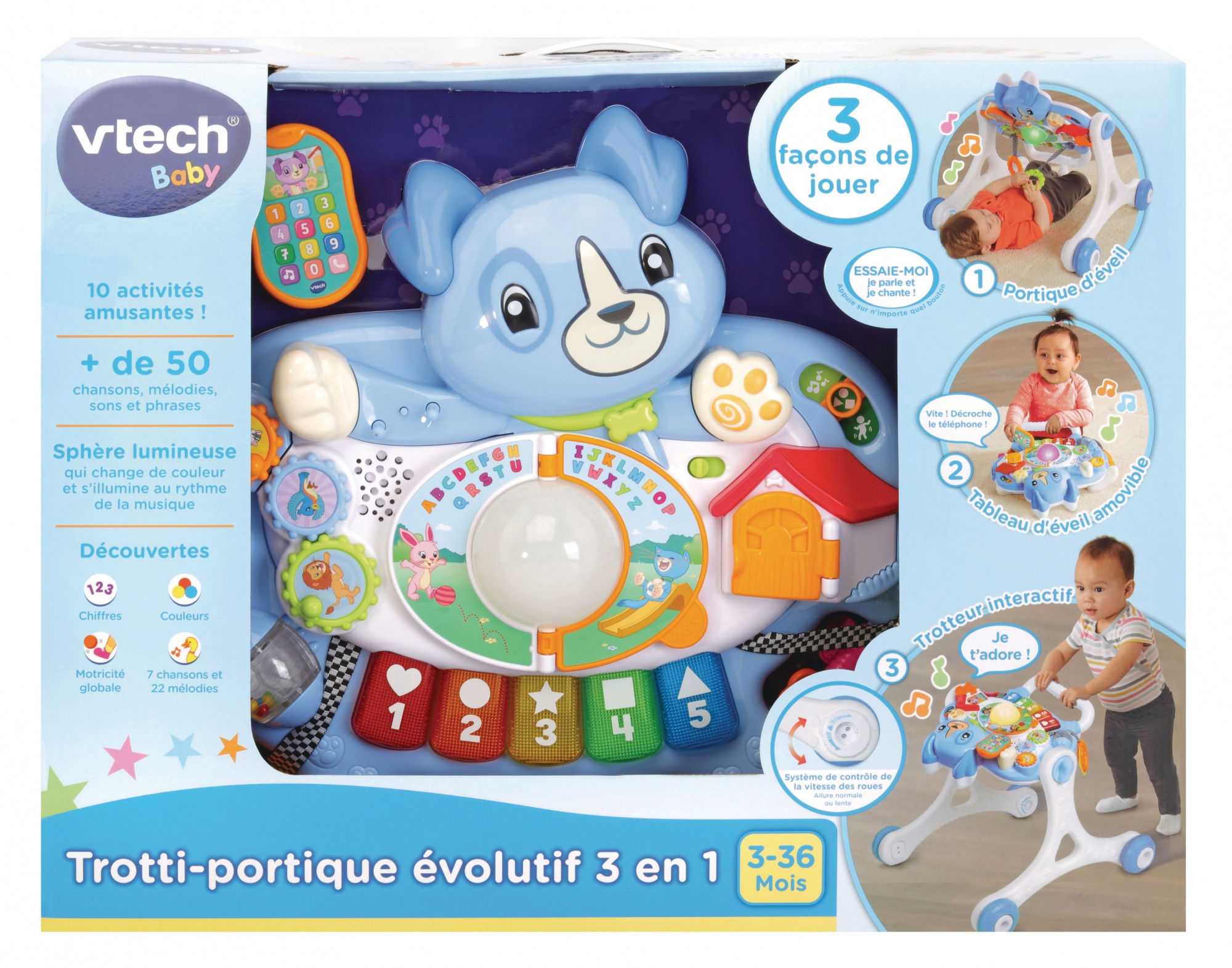صورة مركز الأنشطة VTech 80-604275 بلاستيك متعدد الألوان