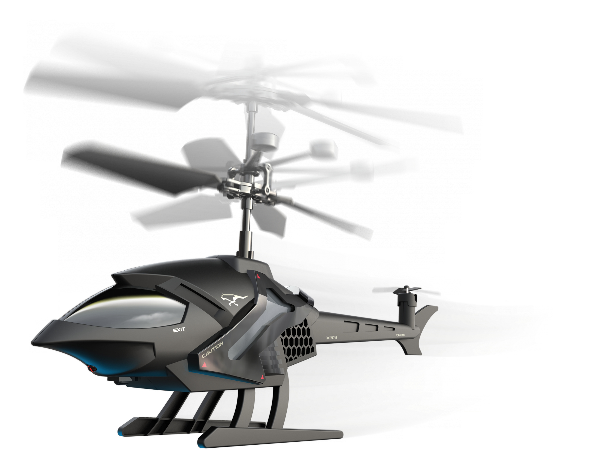 Resim Silverlit 84718 Siyah Plastik Su Geçirmez Drone