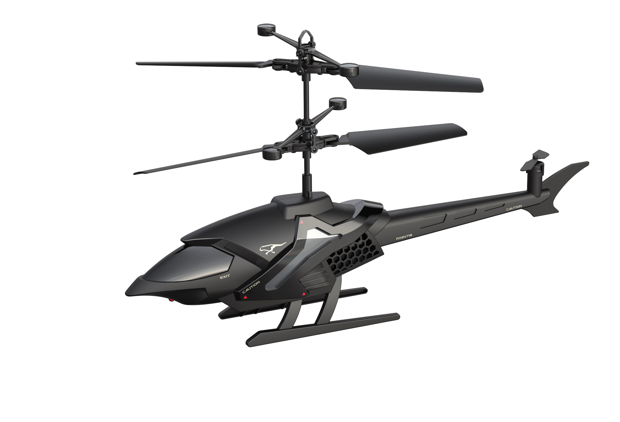 Resim Silverlit 84718 Siyah Plastik Su Geçirmez Drone
