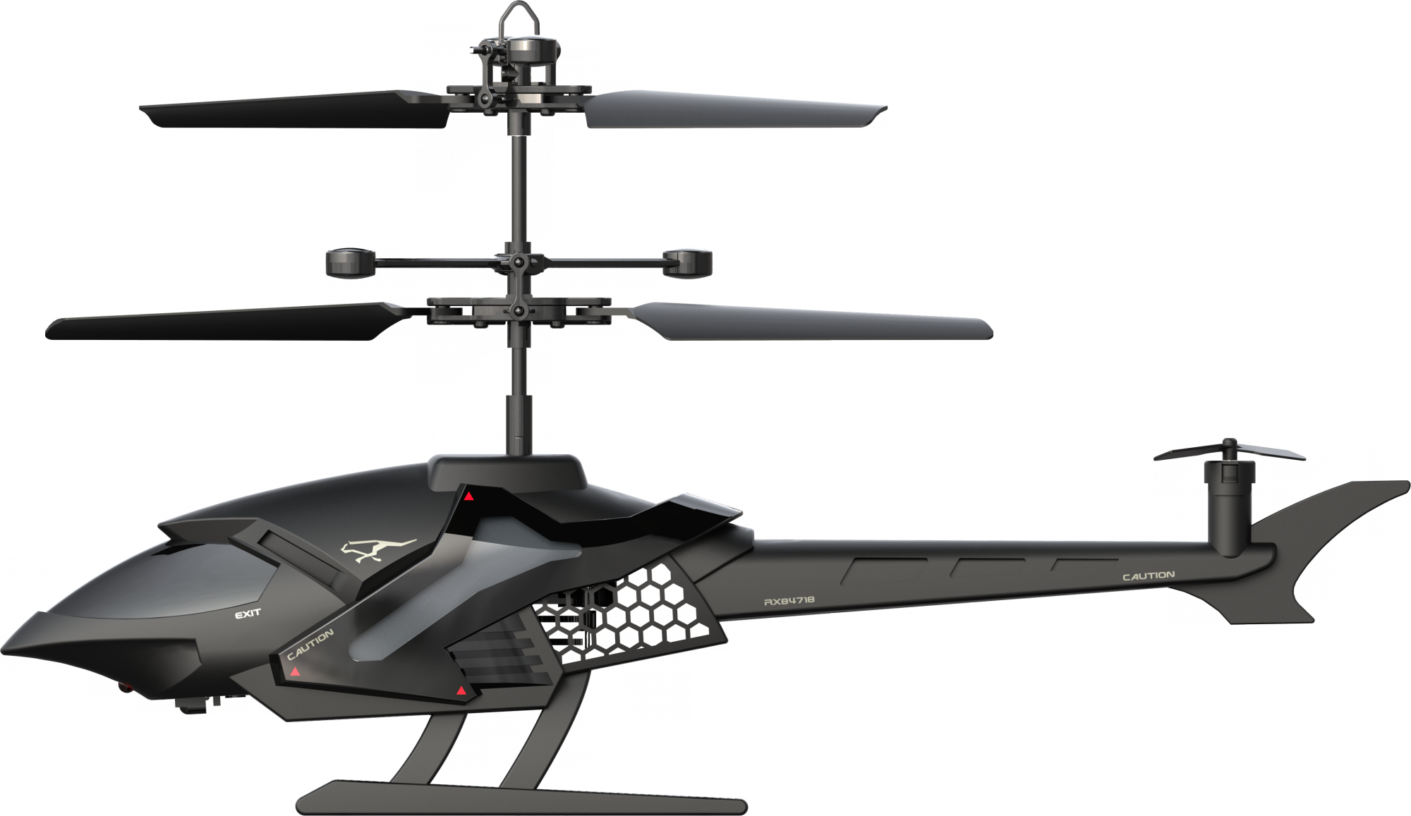 Resim Silverlit 84718 Siyah Plastik Su Geçirmez Drone