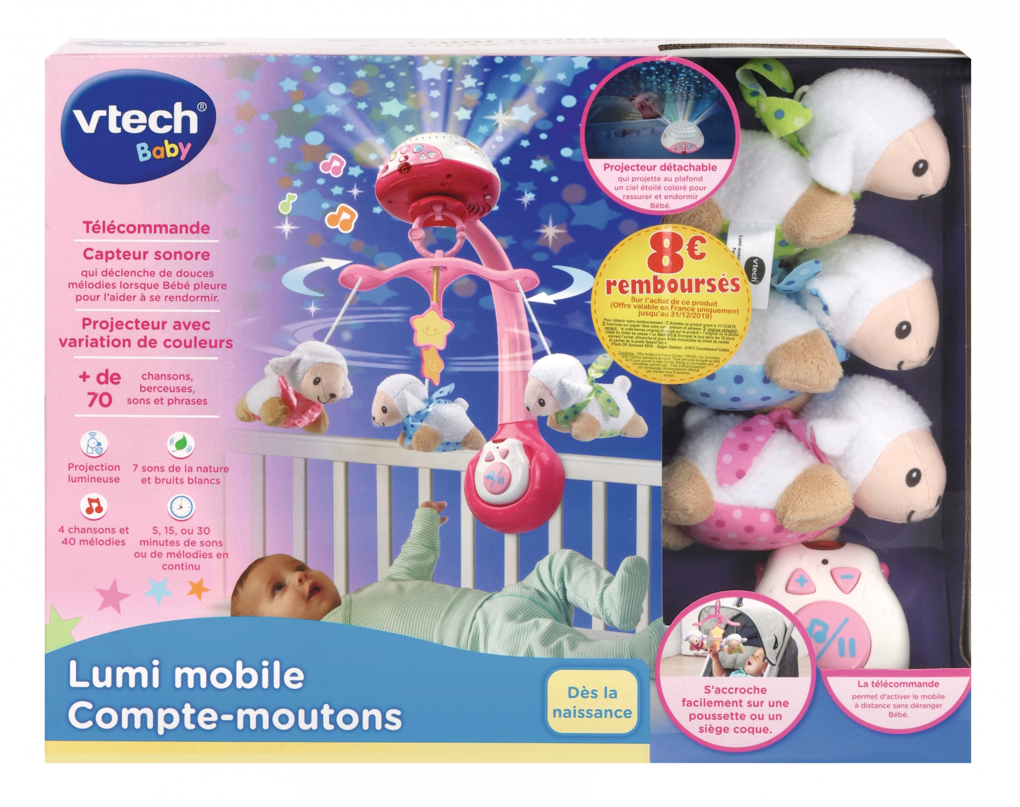 Resim VTech 80-503355 Pembe Plastik