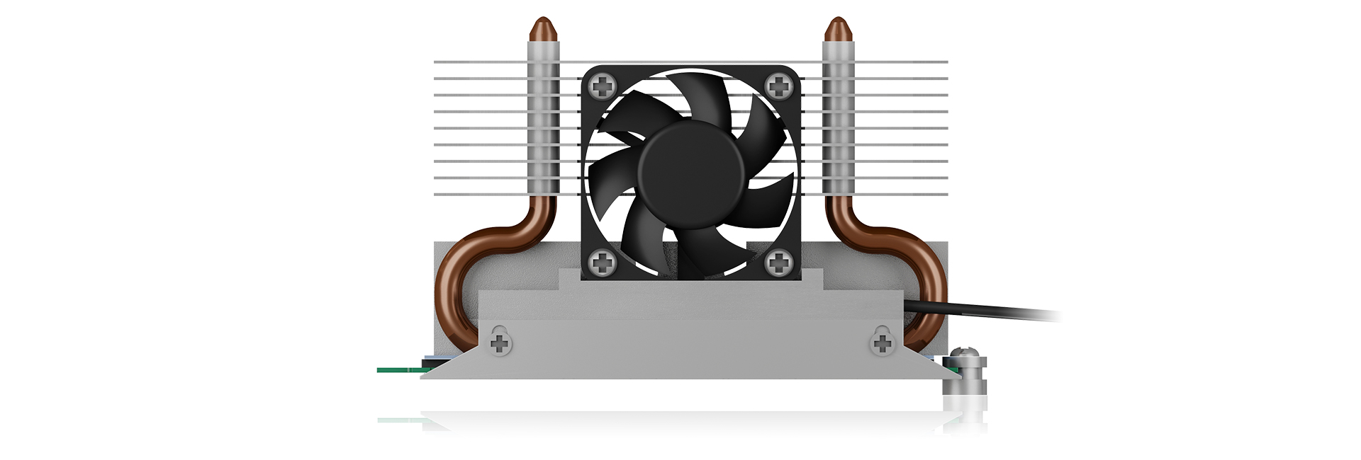 ICY BOX IB-M2HSF-702 Solid-state drive Heatsink/Radiator 3 cm Silver 1 pc(s) image 4