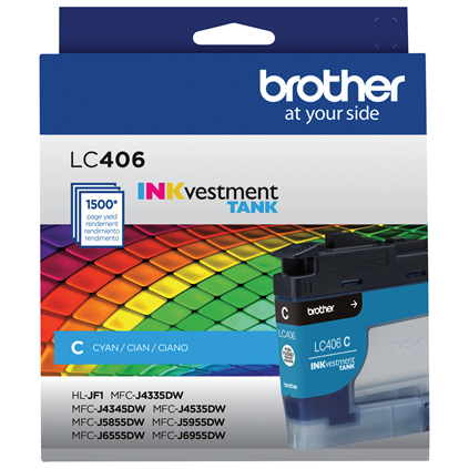 Brother LC406CS ink cartridge 1 pc(s) Original Standard Yield Cyan – image 2