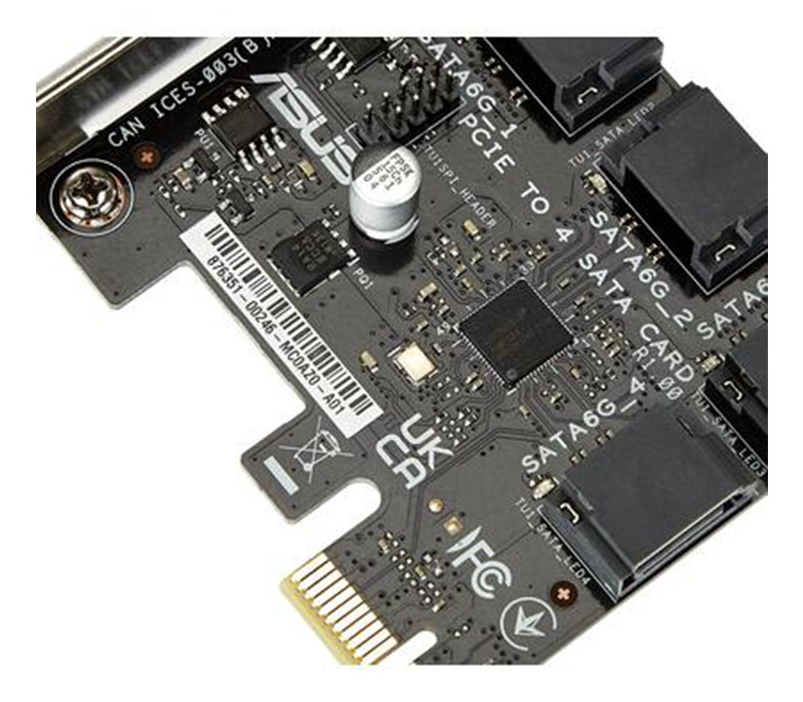 ASUS PCIE To 4 SATA CARD-SI – image 2