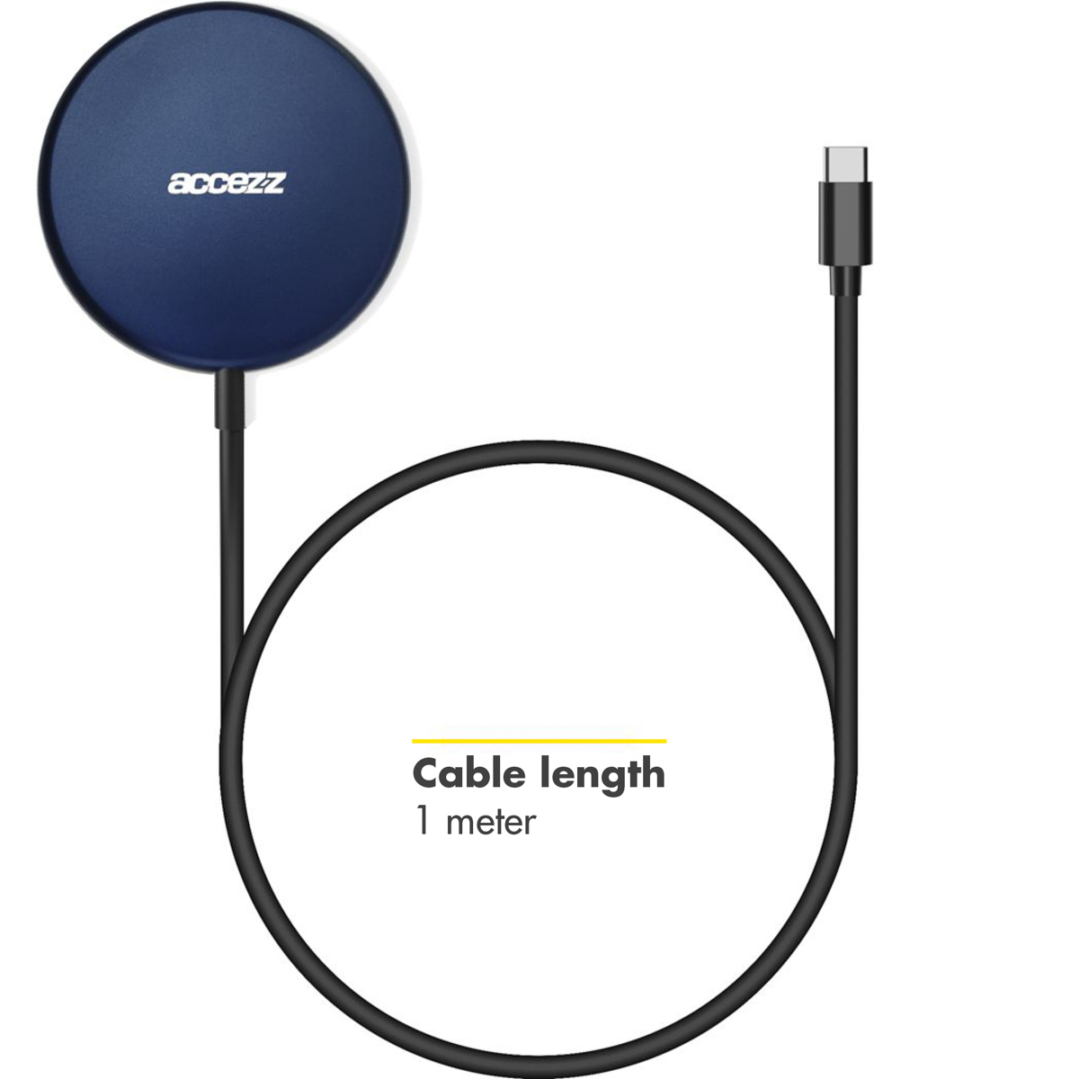 Accezz WIRELESSCHARGER50252703 mobile device charger Smartphone Blue USB Wireless charging Fast charging Indoor – image 4