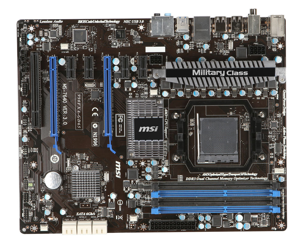 MSI 990FXA-GD65 AMD 990FX Socket AM3 ATX – image 2
