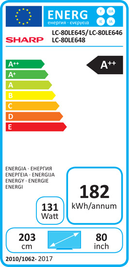 Sharp LC80LE646E 2.03 m (80") Full HD Wi-Fi Black – image 4