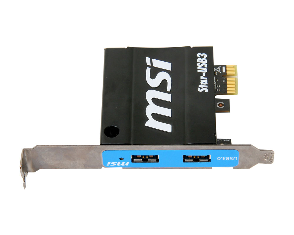 MSI Star-USB3 interface cards/adapter USB 3.2 Gen 1 (3.1 Gen 1) – image 1