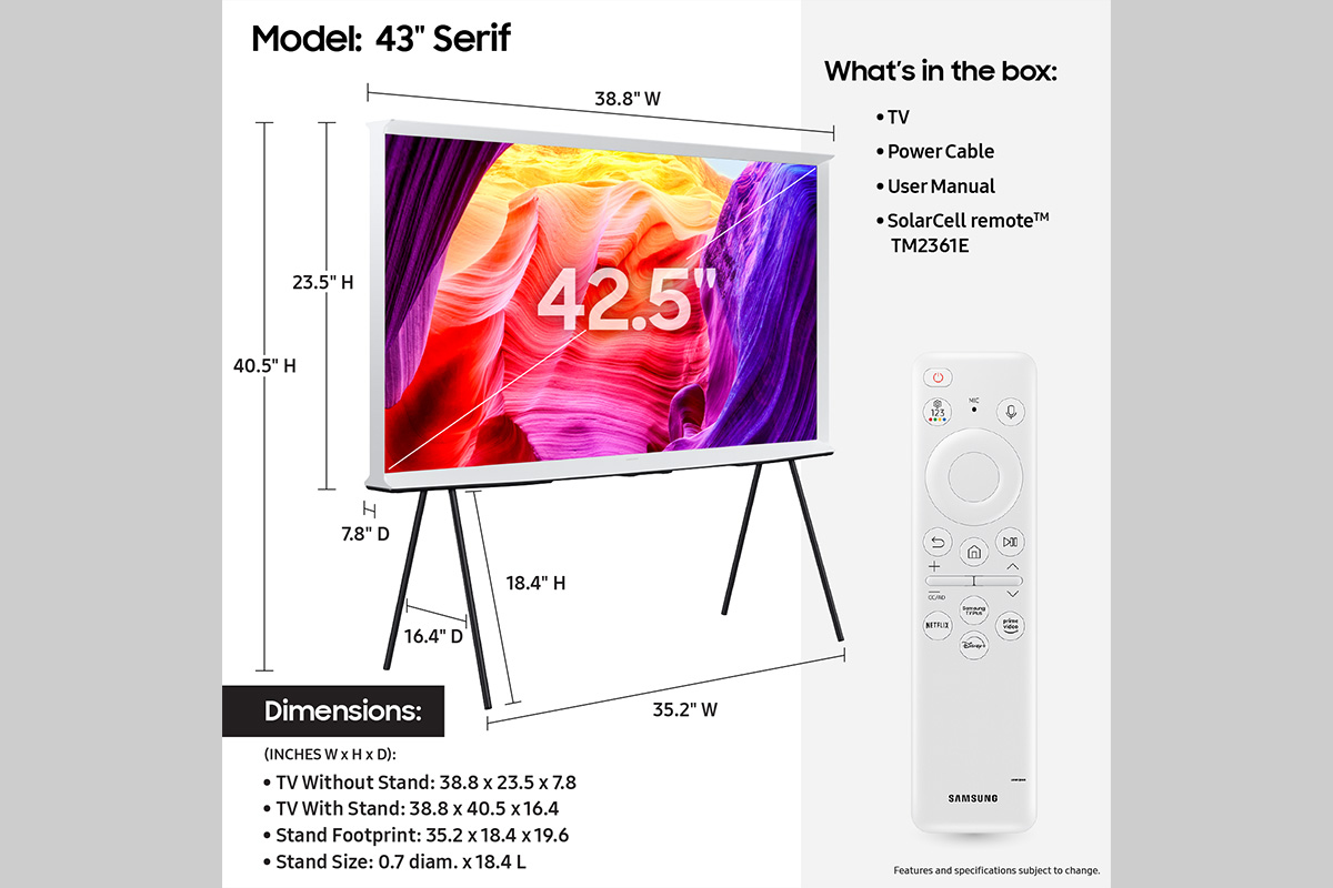 Samsung The Serif QN43LS01DAF – image 4