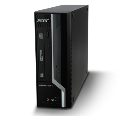 Acer Veriton 2611G-EG203X Intel Pentium G G2030 4 GB DDR3-SDRAM 500 GB HDD Windows 7 Professional PC Black – image 3
