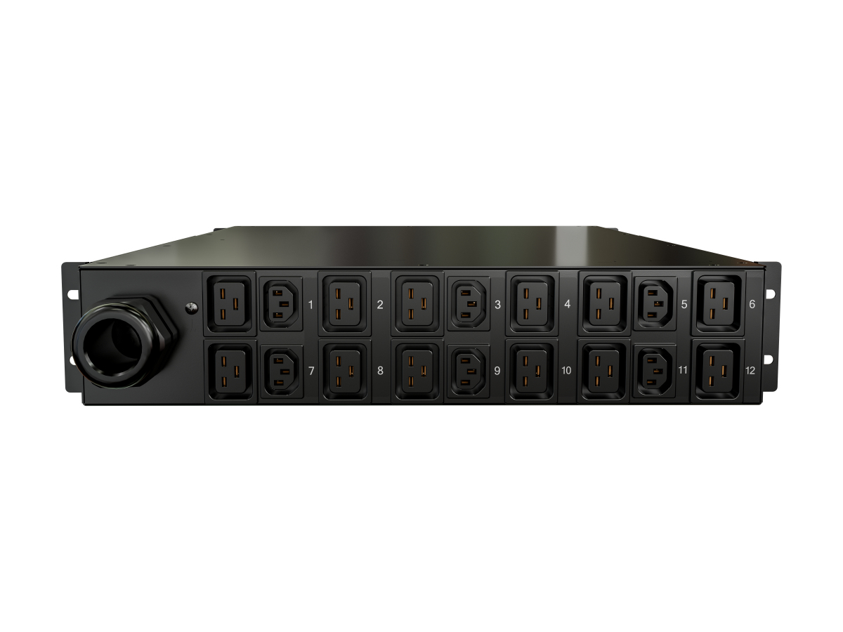 Vertiv MN05MDR1-18I6B3-6PS56B0F10-S power distribution unit (PDU) 24 AC outlet(s) 2U Black – image 2