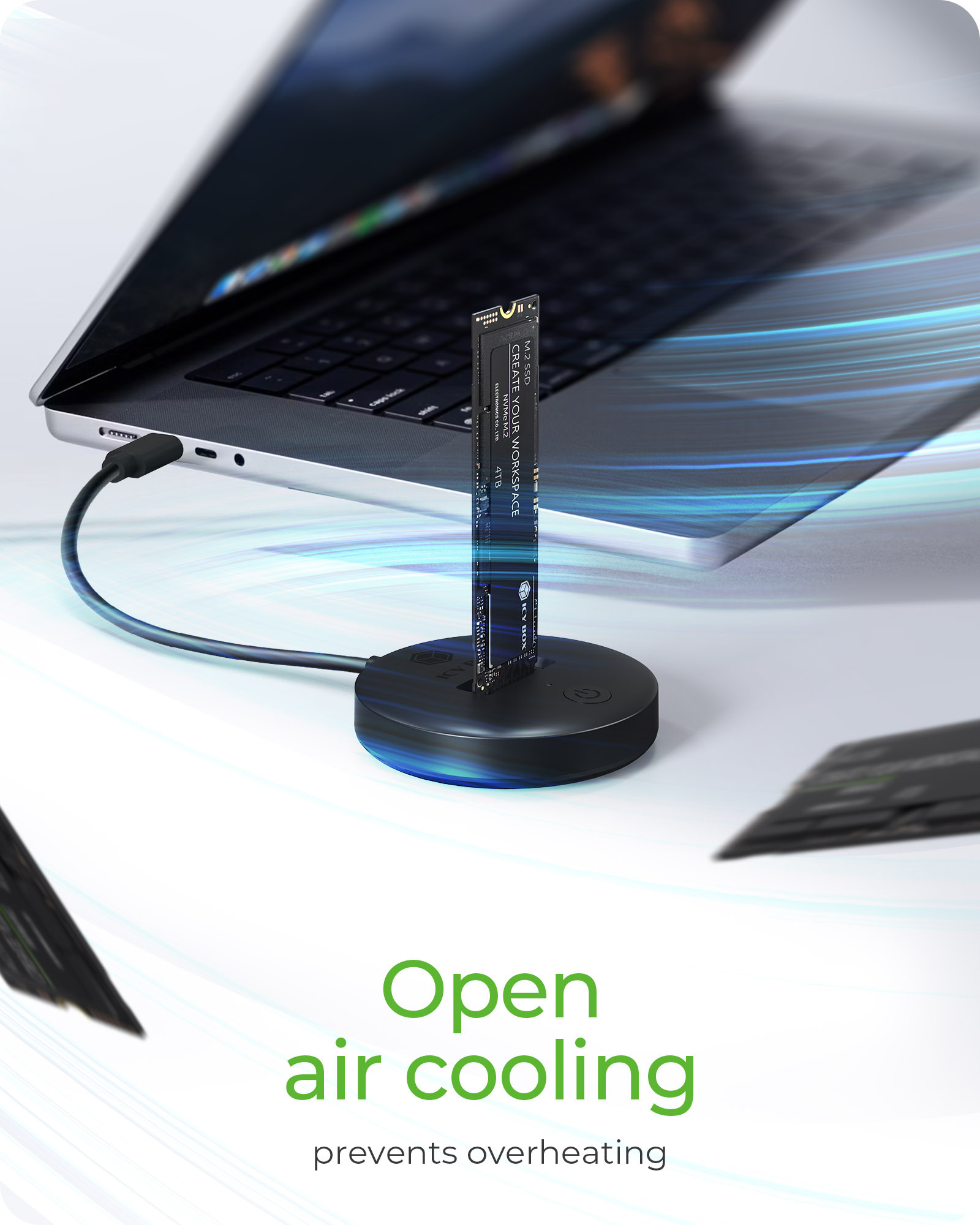 ICY BOX IB-1610MCD-C31 USB 3.2 Gen 2 (3.1 Gen 1) Type-C Black – image 6