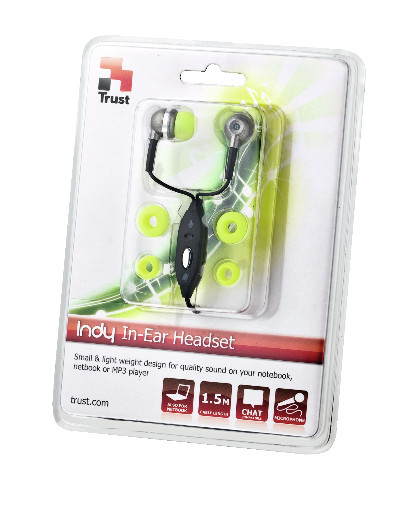 Trust Indy In-ear Headset – image 3