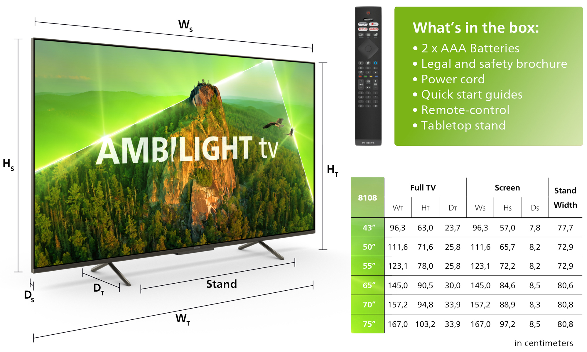 Philips 8100 series 65PUS8108/12 TV – image 2