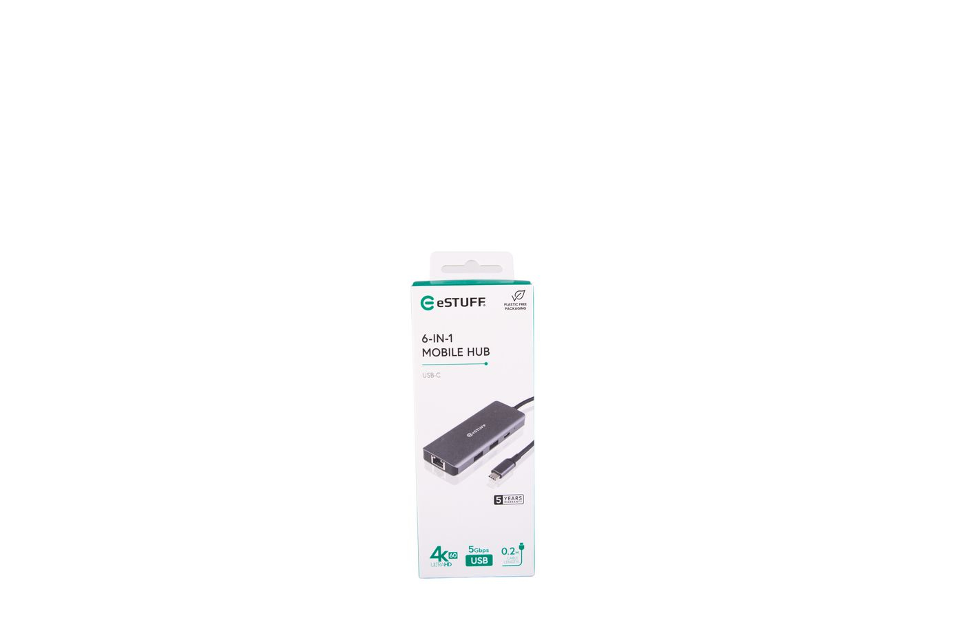 eSTUFF ES623013 laptop dock/port replicator Grey – image 5