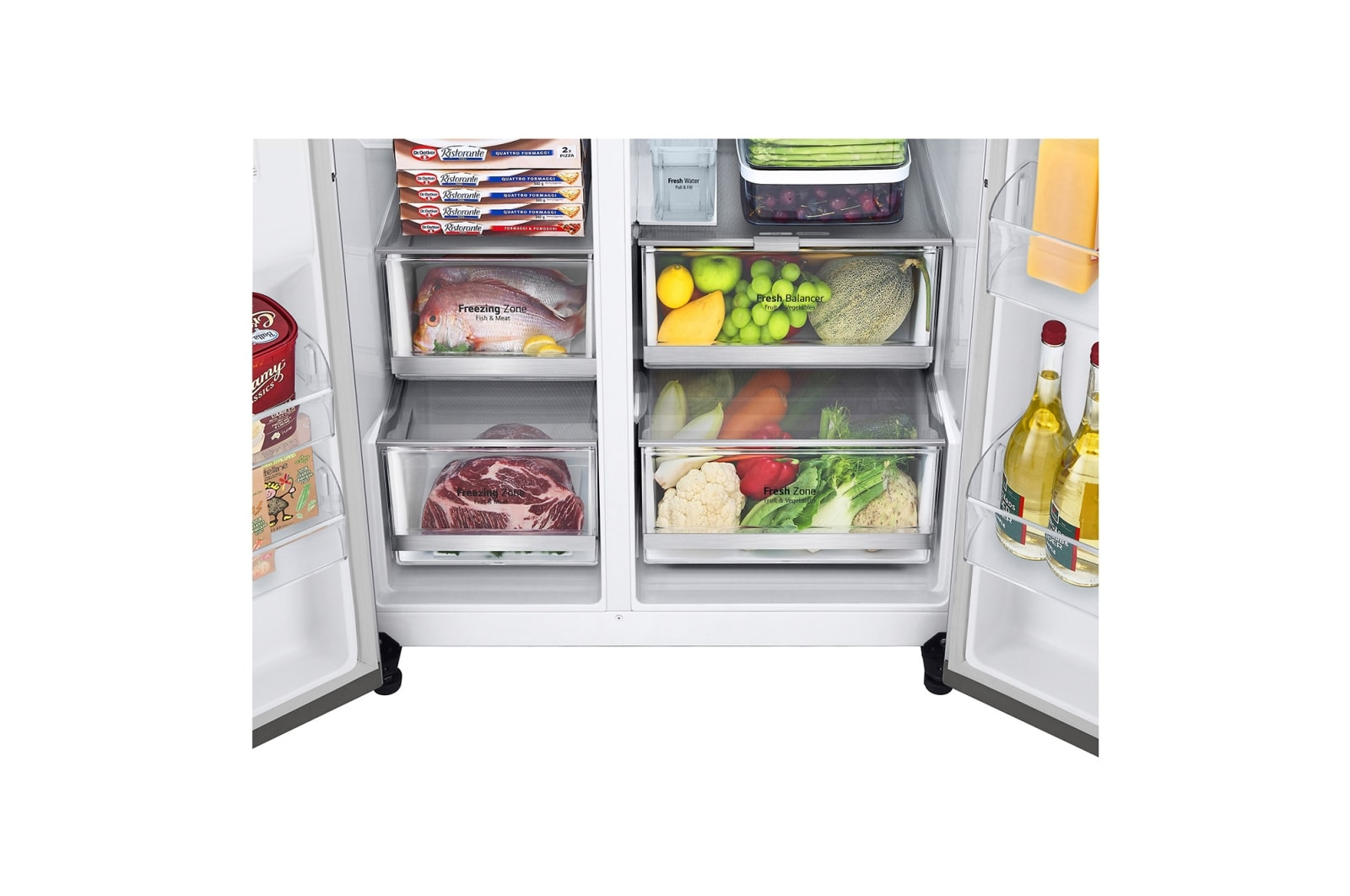 LG GSJV71MBLE side-by-side refrigerator Freestanding – image 4