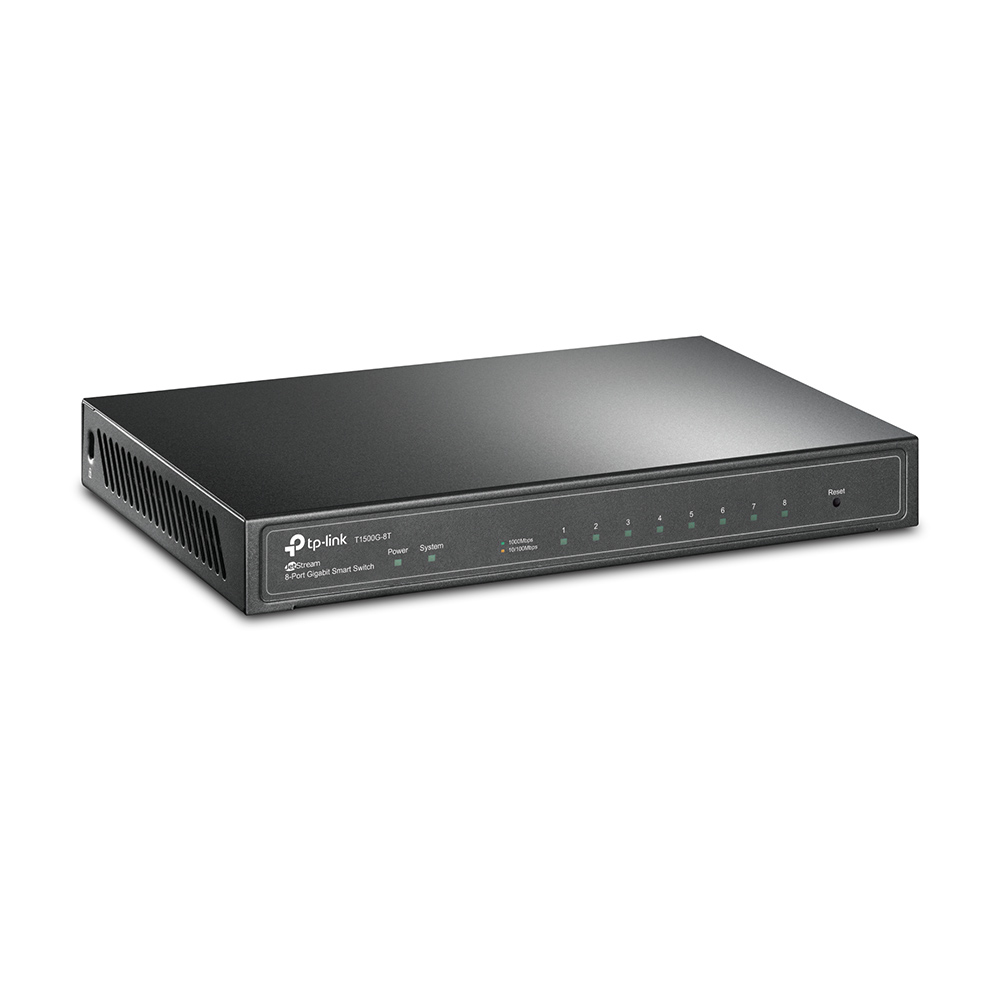 TP-Link T1500G-8T network switch Managed L2/L3/L4 Gigabit Ethernet (10/100/1000) Power over Ethernet (PoE) Black – image 2