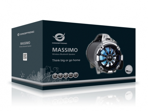 Conceptronic MASSIMO Wireless Bluetooth Speaker, black – image 3