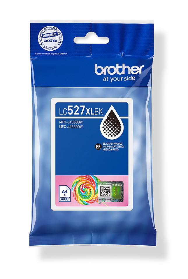 Brother LC527XLBK cartuccia d'inchiostro 1 pz Originale Resa elevata (XL) Nero
