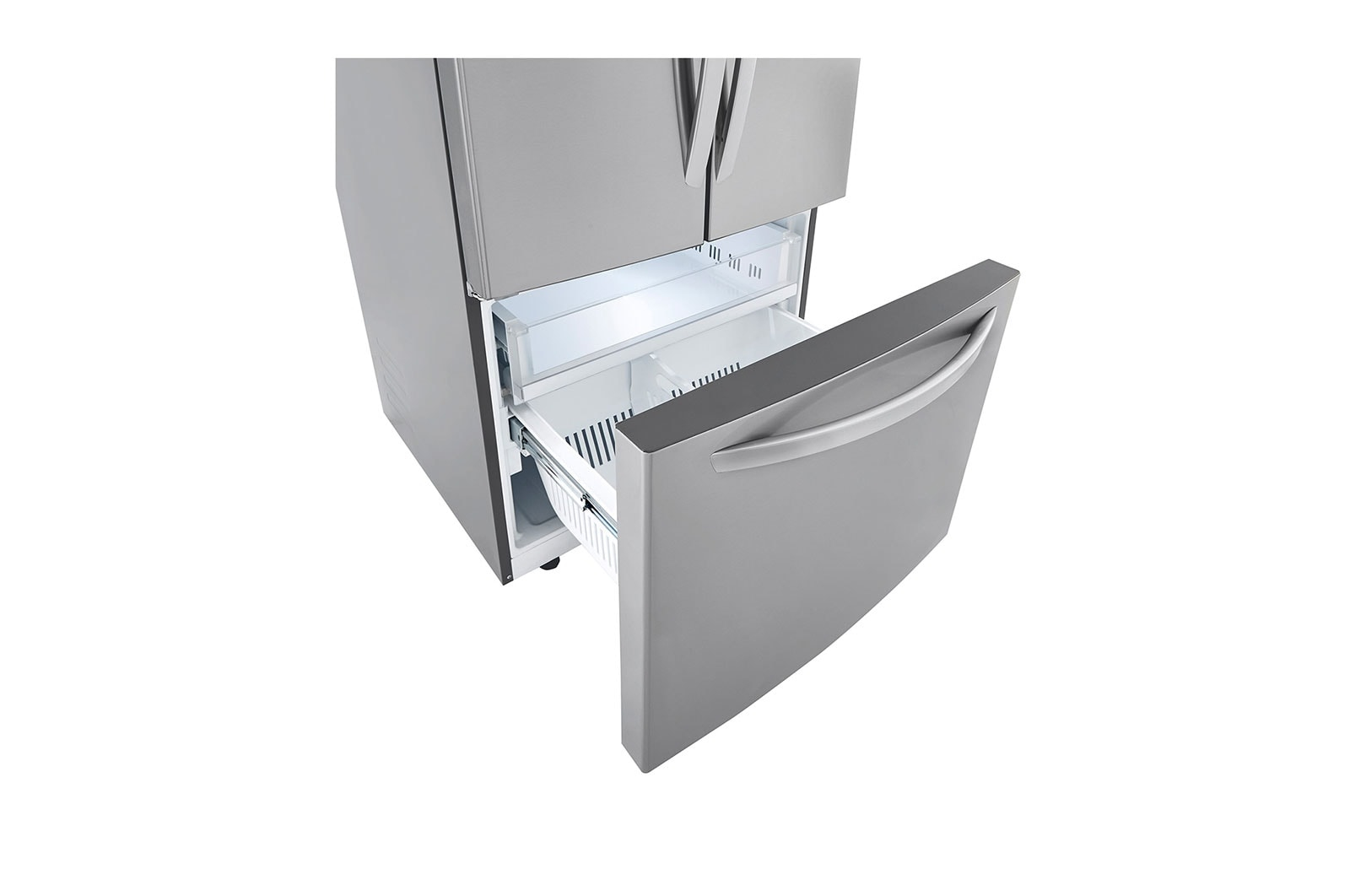LG LM65BGS side-by-side refrigerator Freestanding Grey – image 4