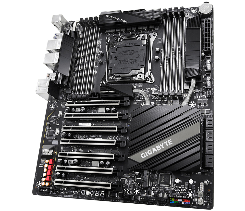 GIGABYTE X299-WU8 motherboard Intel® X299 LGA 2066 (Socket R4) SSI CEB – image 3