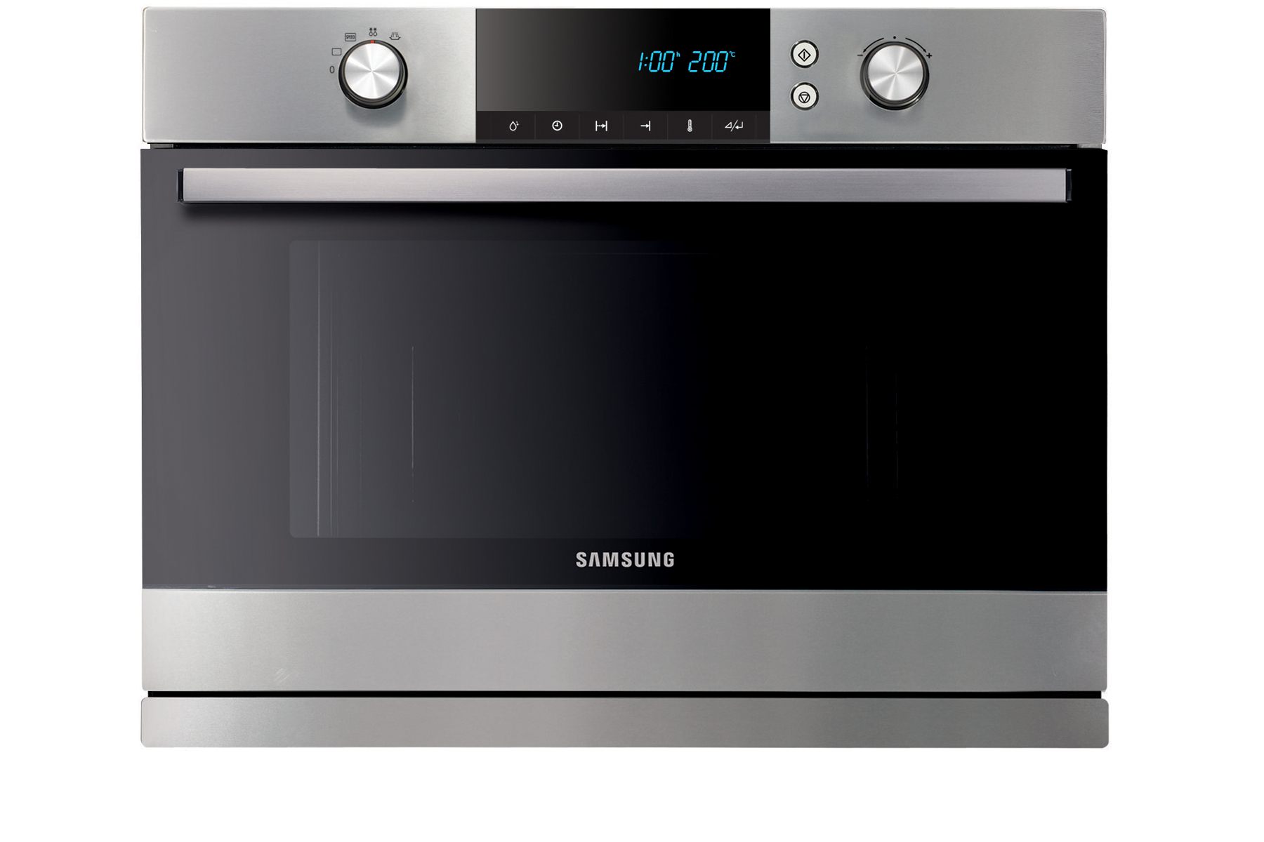 Samsung FW113T001 microwave Black, Stainless steel Built-in