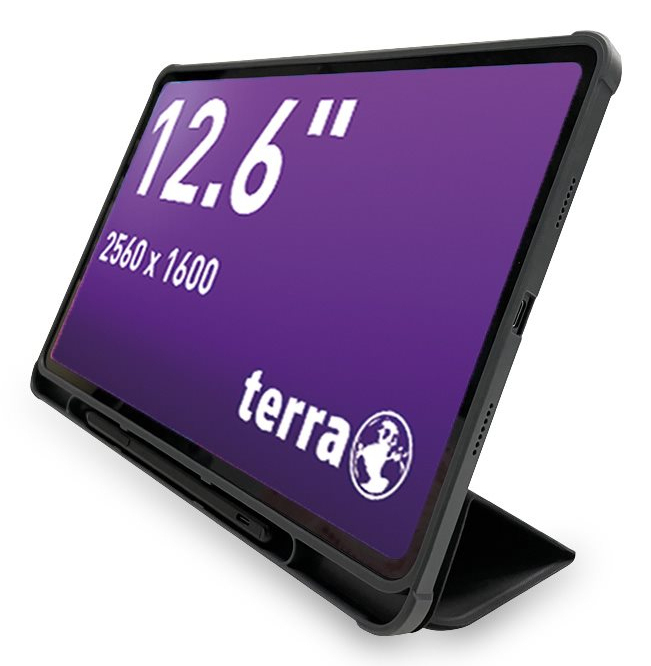 TERRA PAD 1201 4G Mediatek LTE 256 GB 32 cm (12.6") 8 GB Wi-Fi 5 (802.11ac) Android 14 Antracite