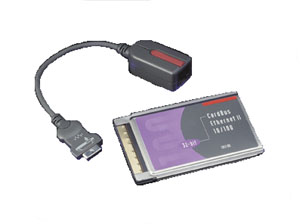 Acer 10 100MBPS ETHERNET TYPE II PC-CARD