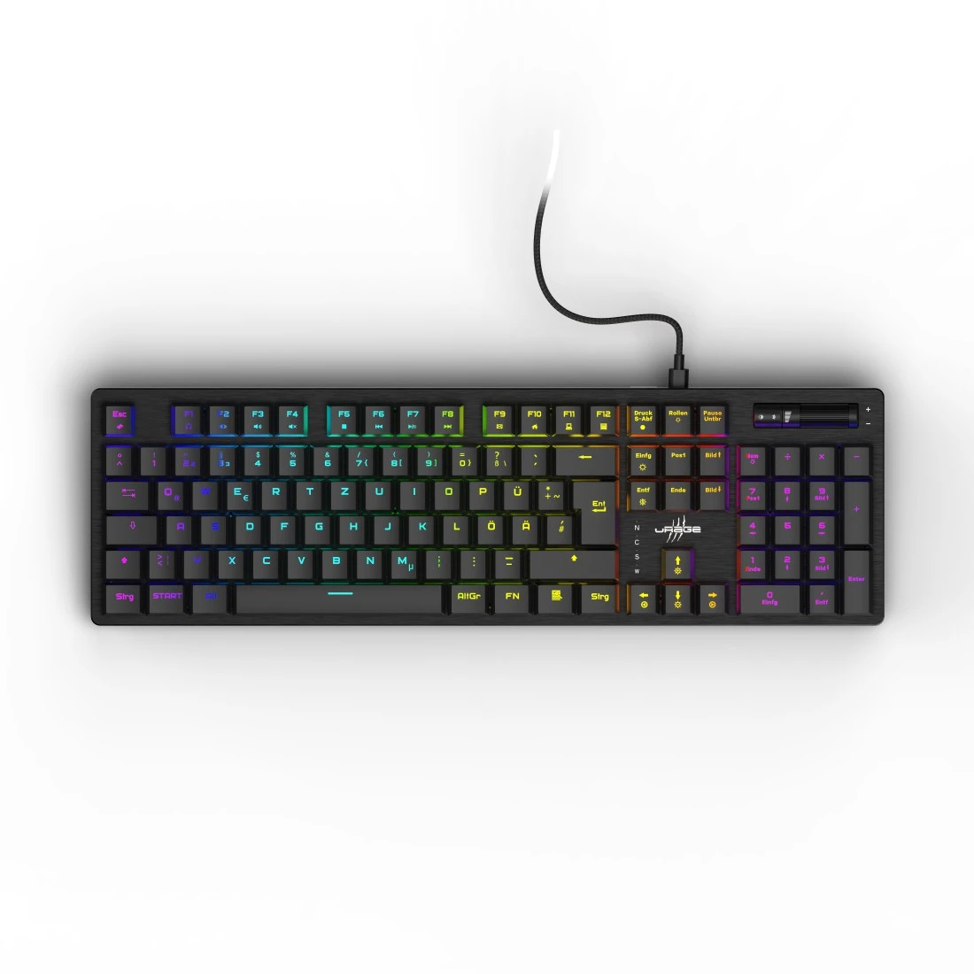 Hama 00217834 keyboard Gaming USB QWERTZ German Black – image 3