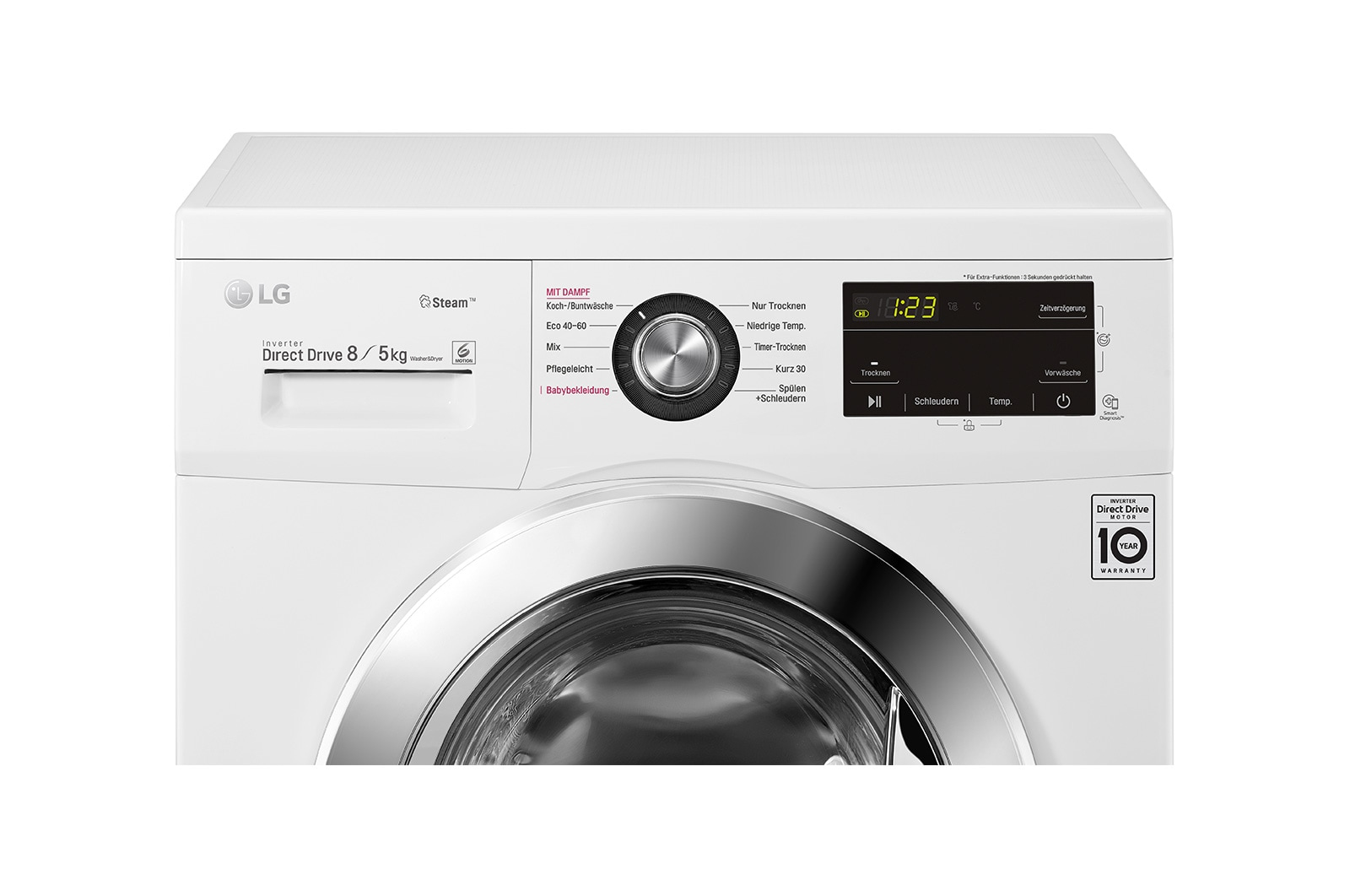 LG F14G6TDM2NE washer dryer Freestanding Front-load White – image 4