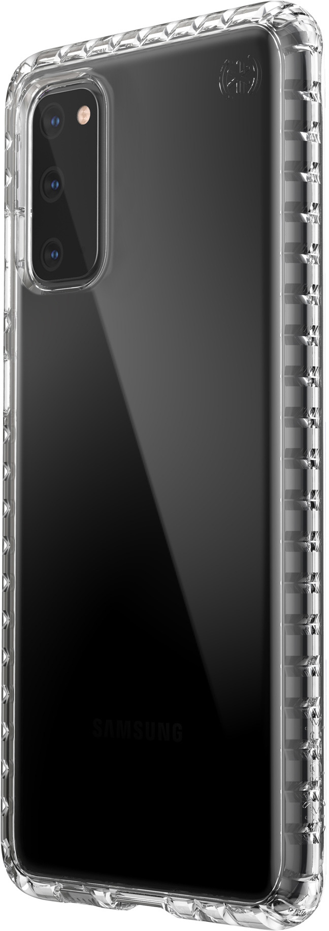 Speck Presidio Perfect Clear - with Impact Geometry - Samsung Galaxy S20 Clear – image 3