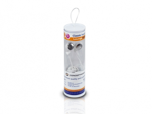 Conceptronic Classis Headphones Wired In-ear White – image 6