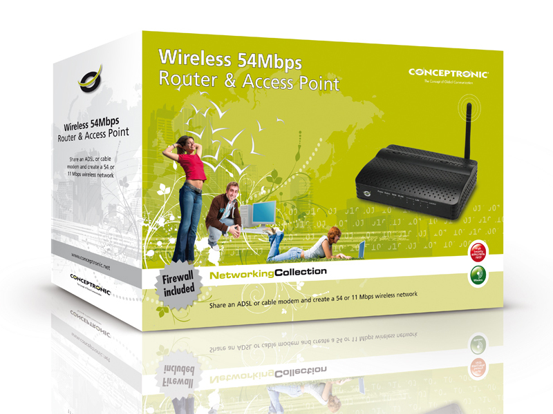 Conceptronic Wireless 54 Mbps Router & Access Point – image 5