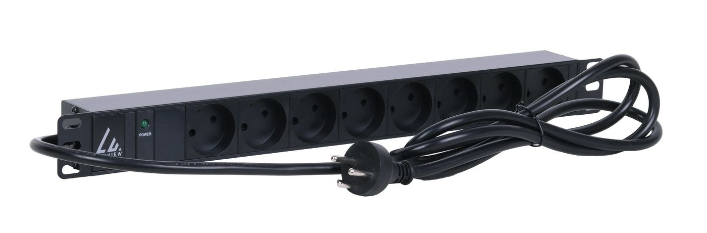 Lanview LVR261870D power distribution unit (PDU) 8 AC outlet(s) 1U Black – image 4