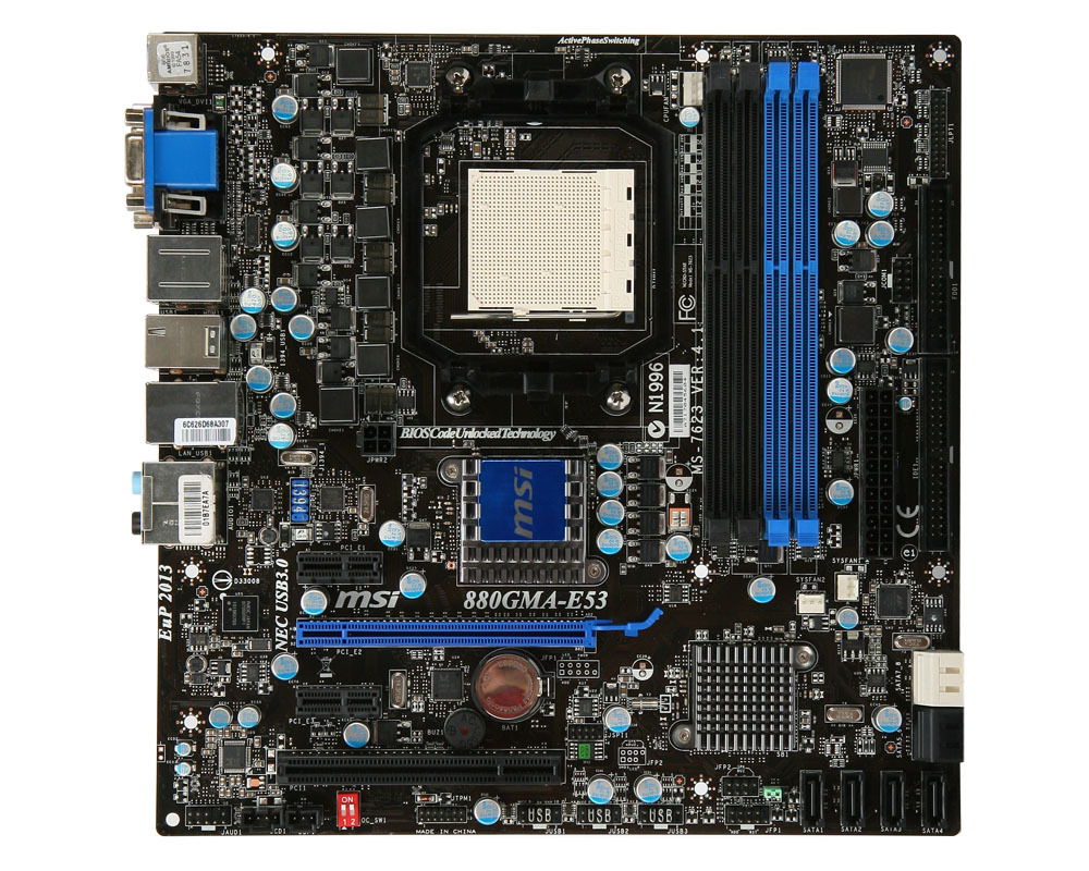 MSI 880GMA-E53 motherboard AMD – image 2
