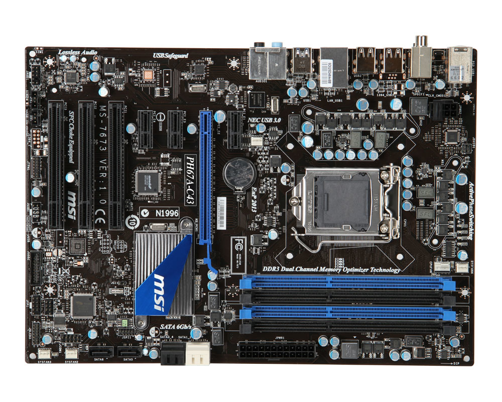 MSI PH67A-C43 LGA 1155 (Socket H2) ATX – image 2