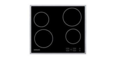 Samsung C61R1AAMST hob Black Built-in