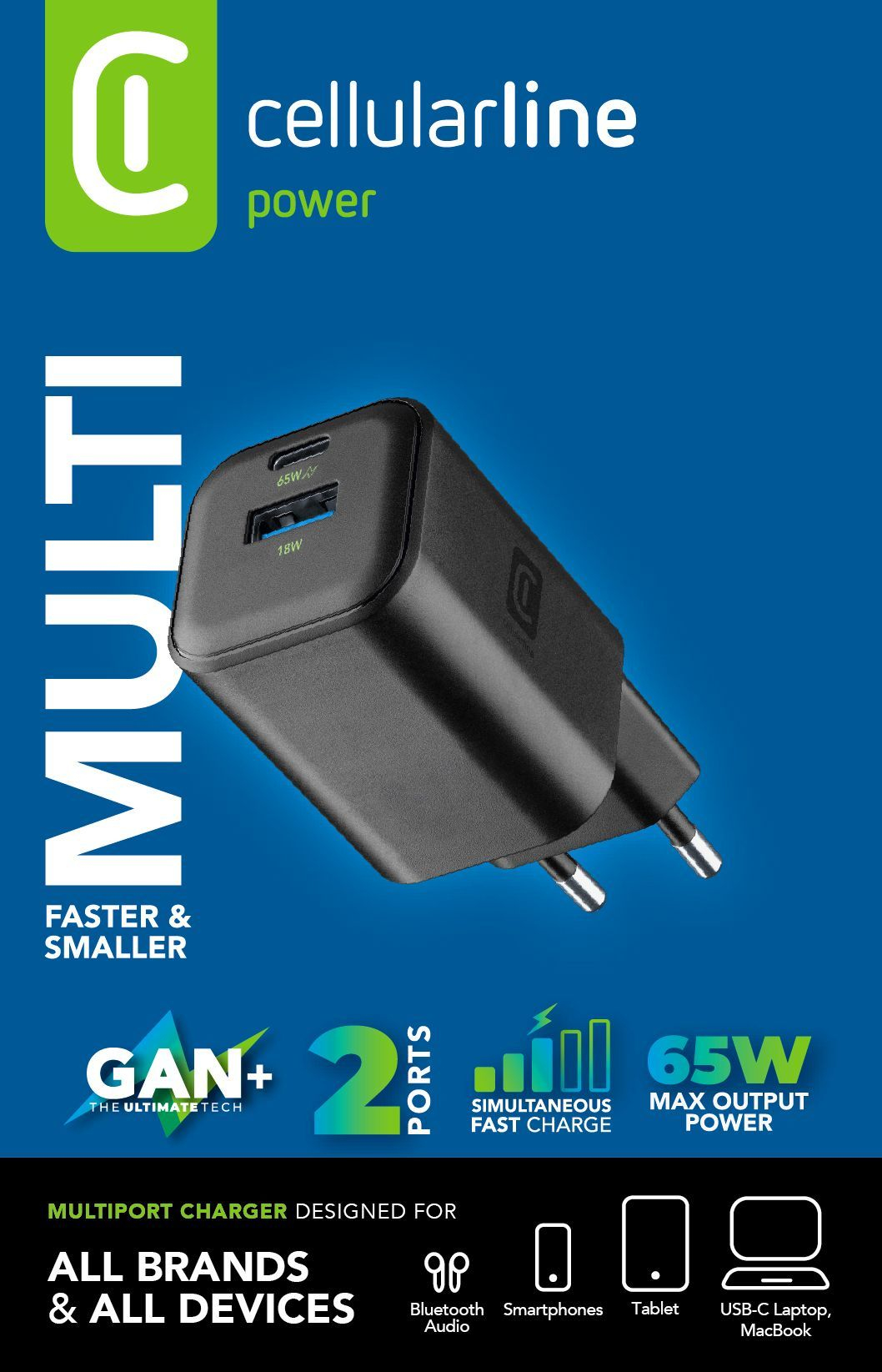 Cellularline MULTIPOWER 2 GAN ENTRY A+C – image 2