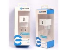 eSTUFF ES80103EU mobile device charger Mobile phone, Tablet White AC Indoor